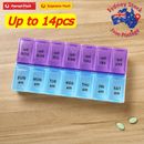 7 Day Weekly Pill Box Medicine Tablet Organizer Dispenser Container Large Case