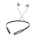 Amazon Basics in-Ear Bluetooth 5.0 Neckband with Up to 30 Hours Playtime, Magnetic Earbuds, Voice Assistant, Dual Pairing and IPX6 Rated, with Mic (Grey)