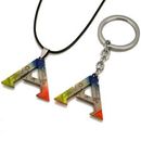 New Game ARK Survival Evolved  Key Chain Alloy Keyring Necklace Pendant Cosplay