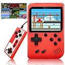 Retro Handheld Game Console, Mini Retro Game Console with 500 Preloaded Classic Games, Portable Handheld Games for Kids Adults, 3.0-Inch Screen, 1200mAh Rechargeable Battery, Support TV & 2 Players