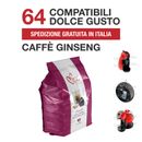 64 Capsule Caffè al Ginseng Italian Coffee compatibili Nescafé Dolce Gusto