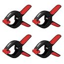 Nirox Set of 4 Spring Clips - Clamps with Large Span Width - High Clamping Force of The Spring clamp - Clamps with moveable Jaws - Tension Clamps