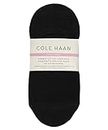 Cole Haan No Show Liner Socks with Heel Grip - 10 Pairs - Size 4 to 10 (Black)