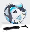 ZHTC New World Cup 2023 Football Ball Size 5 With Free Pump And Pin Suitable For Hard Ground With Out Grass Training,Practice Professional Football, Multicolour