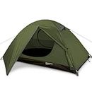 Bessport Camping Tente 1 Personnes Ultra Légère Facile à Installer Tentes 4 Saison Imperméable Dôme Double Couche Tente AdulteTente Camping Ventilée pour Pique-Nique Randonnée