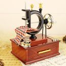 Sewing Machine Music Box Retro Sewing Clockwork European Crafts for Boys Girls