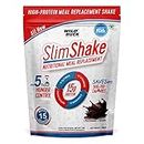 WILD BUCK SlimShake Meal Replacement Shake, High Protein Weight Loss & Lean Meal Shake, Low Carb Protein Blend, Rich in 12 Vitamins & 10 Minerals, Weight Control & Management Protein Shake 15g Protein, 4.1g Dietary Fiber & Digestive Enzymes | Meal Replacement Shake for Men and Women [Chocolate Cream, 500g]
