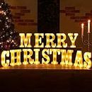 Retisee 14 Pcs Christmas Decorations LED Marquee Letter Lights Merry Christmas Sign for Christmas Party Decorations Xmas Home Decor, 14 Separate Alphabet Light Only