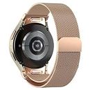Magnet Armband for Samsung Galaxy Watch 6 5 4 armband 40mm 44mm/Galaxy Watch 6 Classic 47mm 43mm/Watch 4 Classic 46mm 42mm/5 Pro 45mm Band,One-Click Wechseln Milanaise Edelstahl metall Armbänder