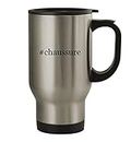 Knick Knack Gifts #chaussure - 14oz Stainless Steel Travel Mug, Silver