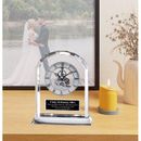 AllGiftFrames Personalized Engraved Tabletop Desk Clock Diamond Faceted Top Recognition Love Romantic Wife Husband Boyfriend Gift Best Present Birthday Anni | Wayfair