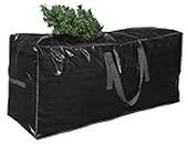 ProPik Artificial Tree Storage Bag | Fits Up to 7 ft. Tall Disassembled Tree | 45" x 15" x 20" Holiday Tree Storage Case | Perfect Xmas Storage Container with Sleek Zipper and Handles (Black)