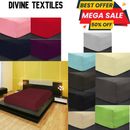 Fitted Sheet Bed Sheet and pillow case set Single Double King small double 40cm
