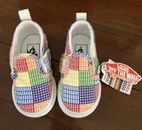 Baby Toddler Vans Off The Wall Slip On Sneakers Size 4 SO CUTE !