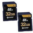 Olympus VG-160 Digital Camera Memory Card 2 x 32GB Secure Digital High Capacity SDHC Memory Cards 2 Pack