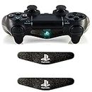 GNG 2X LED Playstation Logo Bar Decal Sticker for Playstation 4 PS4 Controller DualShock 5