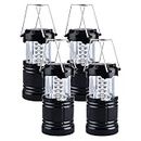 Upgrade LED Camping Lantern, Camping Light with Magnetic Base, 4 Pack Led Lanterns for Power Outages, Camping, Fishing, Outdoor, Tent, Hiking, Home, Emergency, Hurricane, Storm
