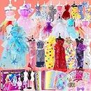 OCHIDO 600+Pcs Fashion Designer Kits for Girls 6 7 8 9 10 11 12 Years Old,DIY Arts & Crafts Girls Set with 4 Mannequins,Sewing Kit for Kids for Birthday Christmas Gift for Ages Girls 6-8, 8-12