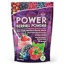 NGU Super Berry Powder 150g, Immune Support Food Supplement, Superfood Berries Smoothie Mix for Shakes, Detox & Healthy Boost for Juice Beverages or Any Drink
