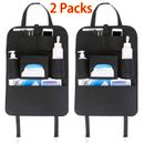 2PCS Car Seat Back Multi-Pocket Storage Bag Tidy Organizer Bottle Holder Pouch