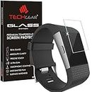 TECHGEAR® Fitbit Surge VERRE Original Protecteur d'Écran en Verre Trempé pour Montre de Remise en Forme Fitbit Surge Smart