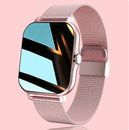Smart Watch Women Men Heart Rate For iPhone Android Bluetooth-Pink AUS