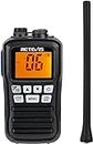 Retevis RM01 VHF Marine Radio, IP67 Waterproof Walkie Talkie, Vibration Floating 88 Channels Handheld Radio for Kayaking Fishing Boating (Black, 1 Piece)