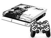 Elton Batman Arkham Knight Black Theme 3M Skin Sticker Cover for PS4 Console and Controllers
