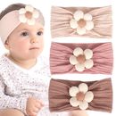 Baby Headbands Toddler Flower Elastic Nylon Hairband Soft Comfort Skin Friendly