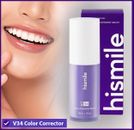 Hismile V34 Purple Color Corrector Teeth Toothpaste Mousse Effective Whitening ✅