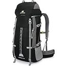 Hiking Travel Backpack 55L 70L, Ultralight Internal Frame Backpack with Rain Cover for Hiking Camping Explorer Climbing