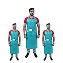 Health Mark PVC Apron With Pocket (Pack of 3) - Medical, Hospital & Household uses (Water Proof)