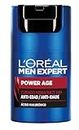 L'Oréal Crema hidratante para hombre, Antiarrugas y antienvejecimiento, Con ácido hialurónico hidratante para el envejecimiento, Para pieles secas y apagadas, Men Expert Power Age, 50ml