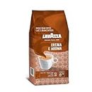 Lavazza Crema E Aroma Whole Bean Coffee Blend, Medium Roast, 1 kg Bag , Balanced medium roast with an intense, earthy flavor and long lasting crema, Non-GMO