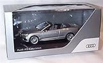 Corgi audi dealer model open top silver audi A5 cabriolet vehicle 1:43 scale diecast model