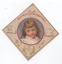 1890s Trade Card for Eastman's Fine Perfumes w/ Cute Girl