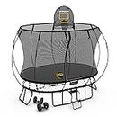 Springfree Compact Oval Trampoline 1.9m x 2.7m - Moving Accessory Bundle Hoop, Ladder and Wheels