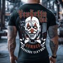 Vendetta Inc. Herren Shirt schwarz Damend  Clown Skull Totenkopf Print 1099 Neu