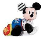 Disney Baby Mickey Krabbel mit mir - Kuscheliges Lernspielzeug für Babys & Kleinkinder, Plüschtier Motorik, Förderung der Entwicklung, 59098 von Clementoni