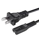 [UL Listed] OMNIHIL 10 Feet Long AC Power Cord Compatible with Pioneer DJ Players and Mixers CDJ-850-K, CDJ-350; DJM-350