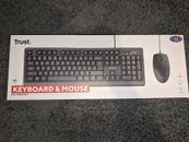 Wired Keyboard And Mouse. Trust. Computer Accessories. 