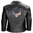 ISEE 360 American USA Eagle Flag Embroiderey Sweable Applique Patches Jackets Clothes Boys Men Garments Etc (American Flag Eagle)