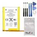 NuFix Battery Replacement for iPod Touch 4th gen 930mAh A1367 616-0553 616-0550 616-0551 with Tools iPod Touch 4