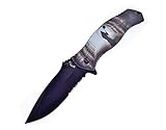 Steel Warrior Genuine Ox Horn Small Toothpick Stainless Pocket Knife Knives