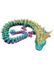 Articulated Crystal Dragon - Fidget toy - 3d print Desk Toy