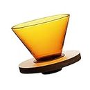 CLUB BOLLYWOOD® Glass Pour Over Coffee Dripper Coffee Filter Coffee Machine Accessories Yellow | Kitchen, Dining & Bar | Small Kitchen Appliances | Coffee & Tea Makers |Replacement Parts & Accs