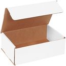 Secure Shipments, Effortless Style: 9 x 6 x 3" White Mailers - 50/Case