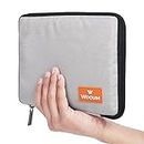 Wooum Gadget Organizer Bag - Portable Bag and Mobile Power Bank Bag Electronic Accessory Storage Bag USB Cable Storage Bag Power Bank Pouch Cable Organizer Light Grey (polyester, pack of 1)