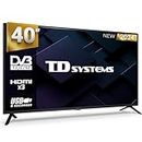 TD Systems - Télévision Full HD 40 Pouces, Pas de Smart TV, Télévision TNT HD, Garantie 2 Ans, Modèle 2024 - PRIME40C19F