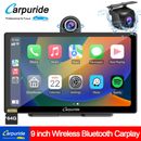 Carpuride 9 Zoll Autoradio Apple CarPlay Android Auto Touchscreen Bluetooth +Cam